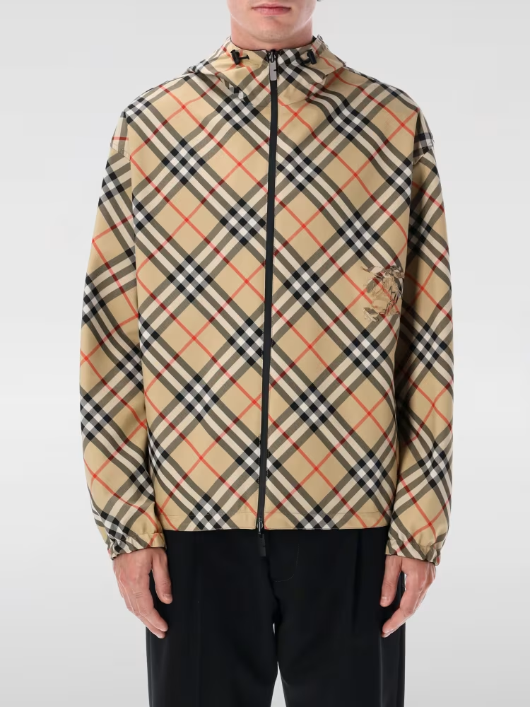 BURBERRY Reversible Check Hooded Jacket 81041021