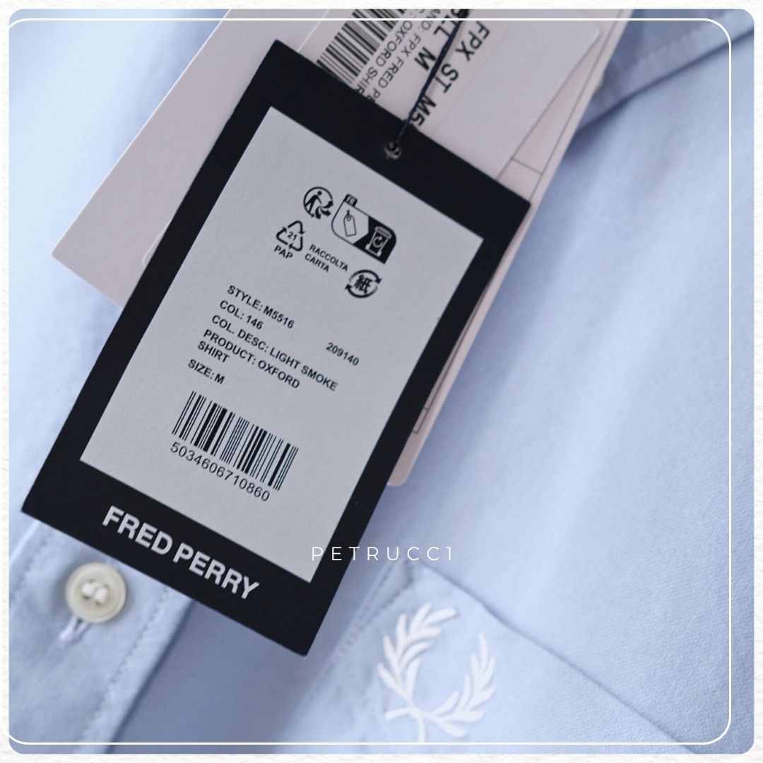 Fred Perry Oxford Shirt Long Sleeve M5516/146