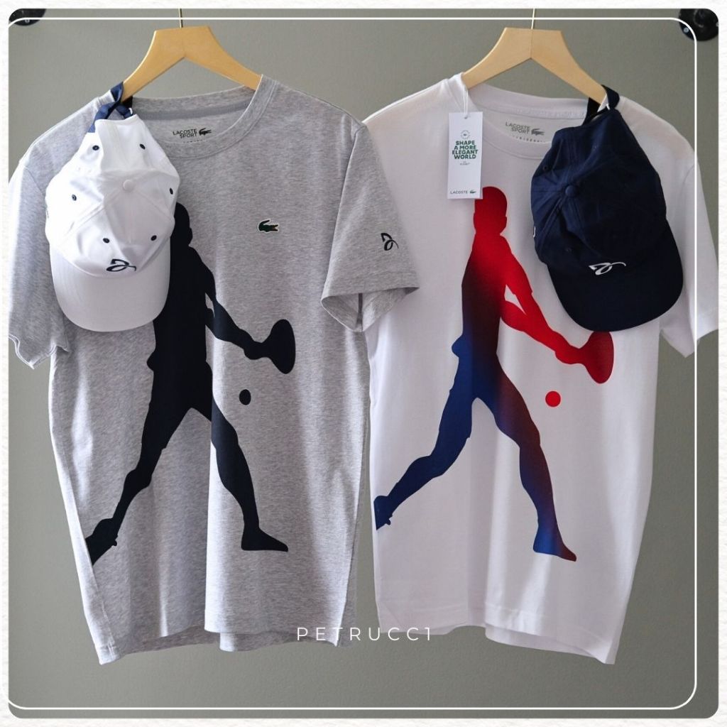 LACOSTE Tennis x Novak Djokovic T Shirt and Cap Set  TH7516