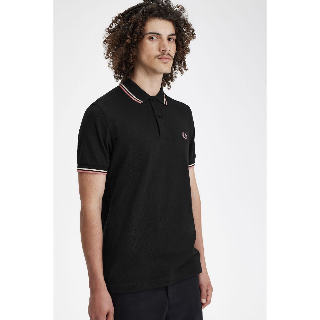 FRED PERRY Polo Shirt Cowo Kaos Pria Lengan Pendek Original M3600/V04