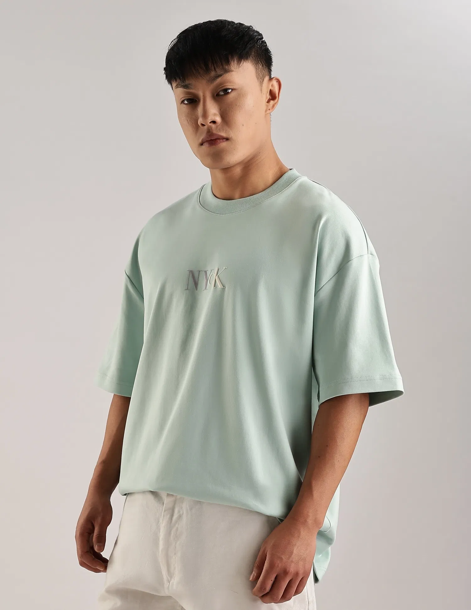 CALVIN KLEIN Graphic Oversized-Fit Cotton T Shirt  4RAB805