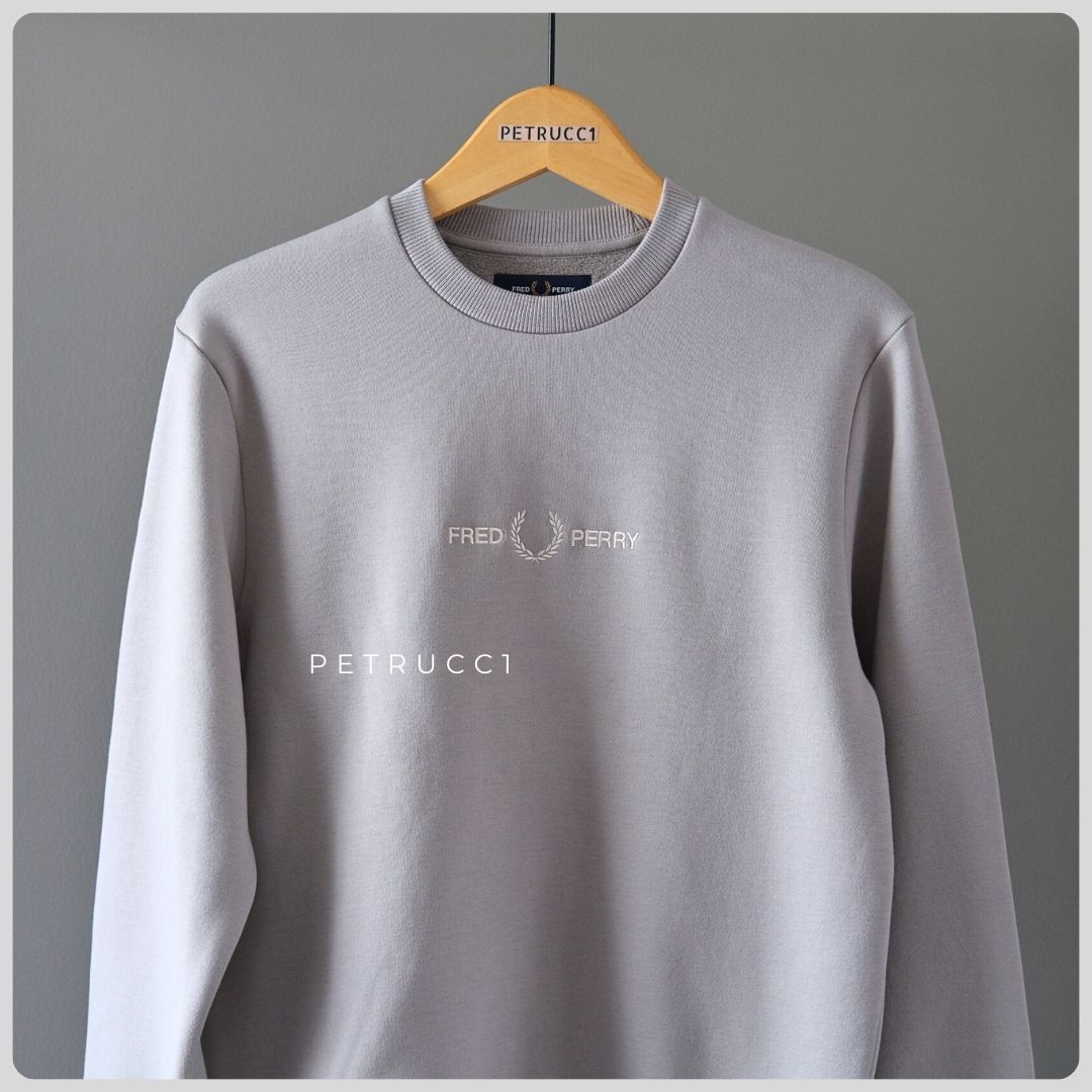 Fred Perry Embroidered Sweatshirt Sweater M4727/181