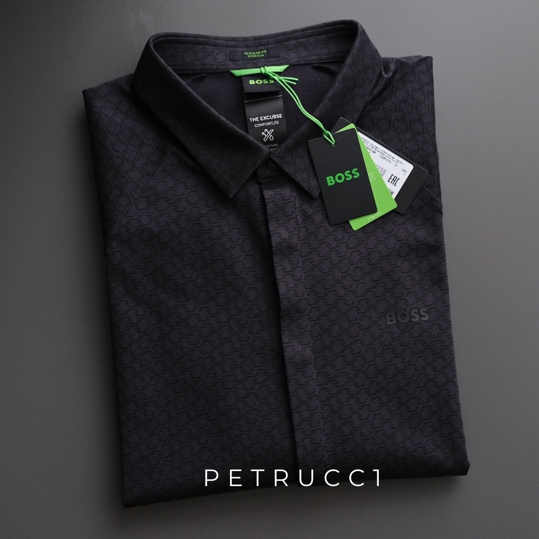 BOSS Knitted Cotton Piqué Shirt 50540196