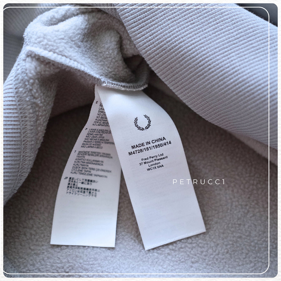 Fred Perry Embroidered Hooded Sweatshirt M4728/181