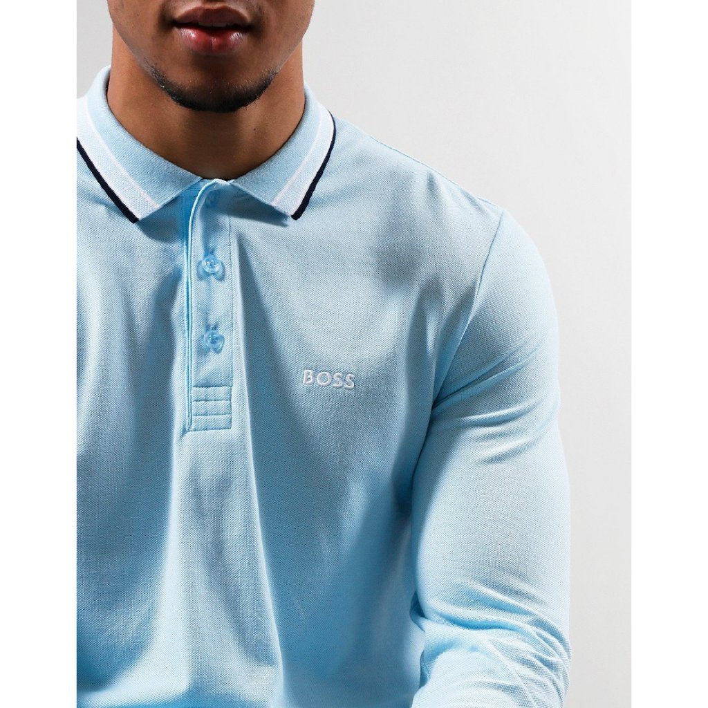 BOSS Polo Shirt Kaos Cowo Pria Man Men Long Sleeve 50469108
