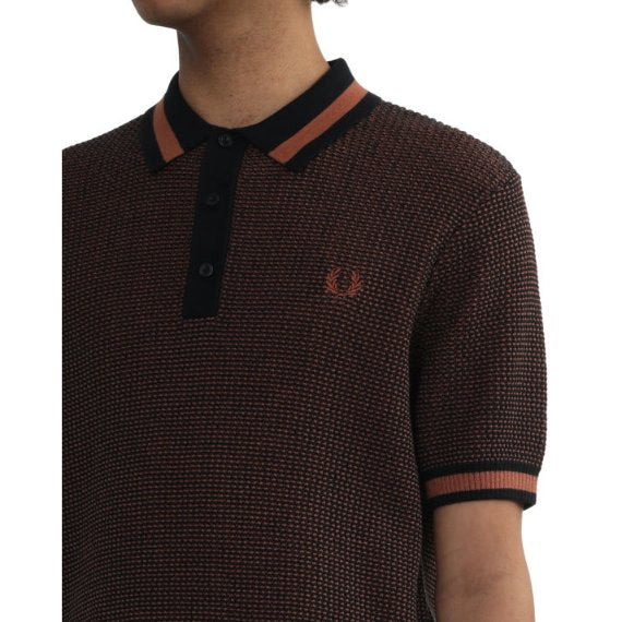 Fred Perry Polo Shirt Collar Stripes K9747/608