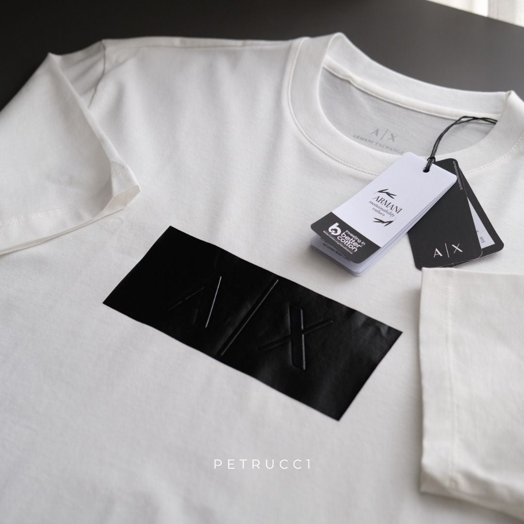 ARMANI EXCHANGE Vinyl Logo Print T Shirt XM000786