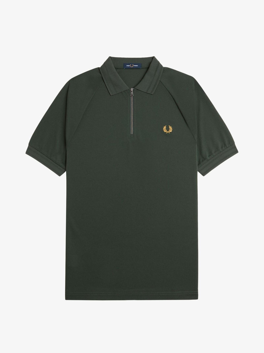 Fred Perry Zip Neck Polo Shirt M9869/X89
