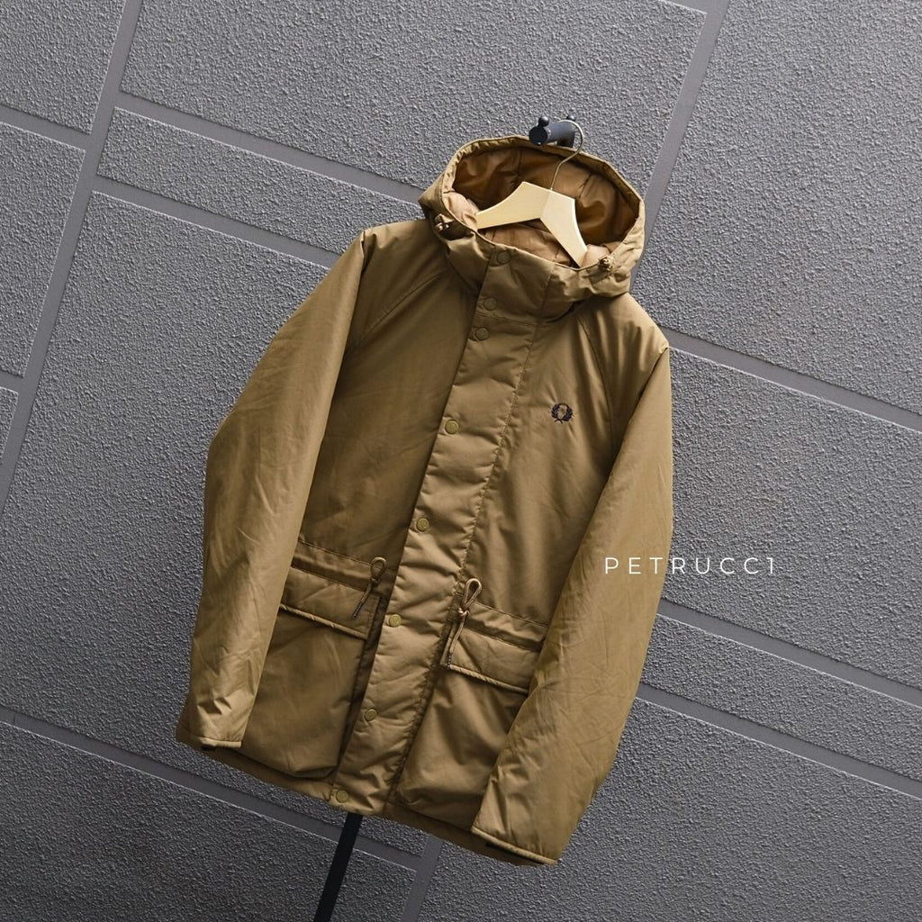 Fred Perry Padded Zip Through Parka Jacket J6516/P96