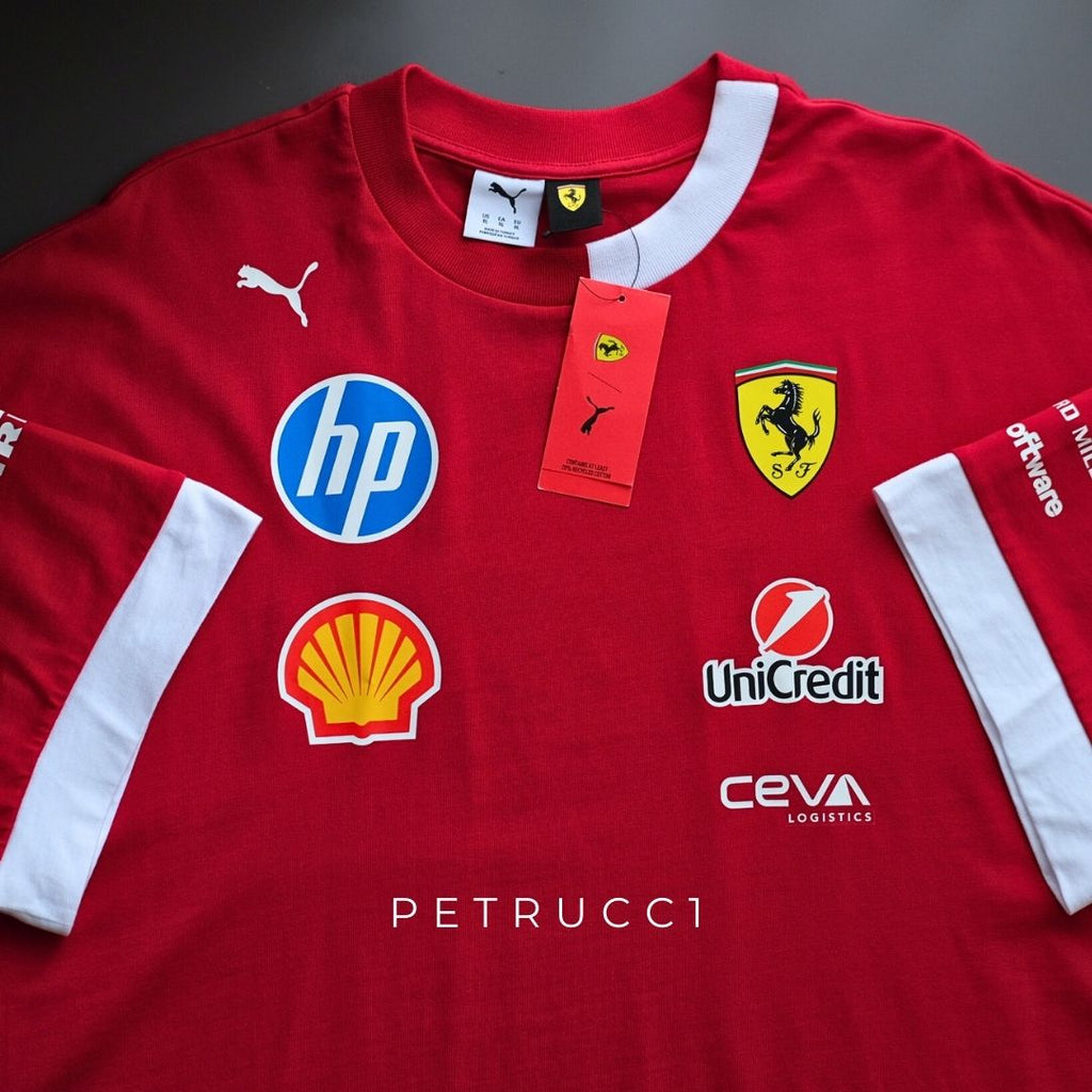 F1 SCUDERIA FERRARI 2025 Scuderia Ferrari 2025 Drivers Tee Men T Shirt