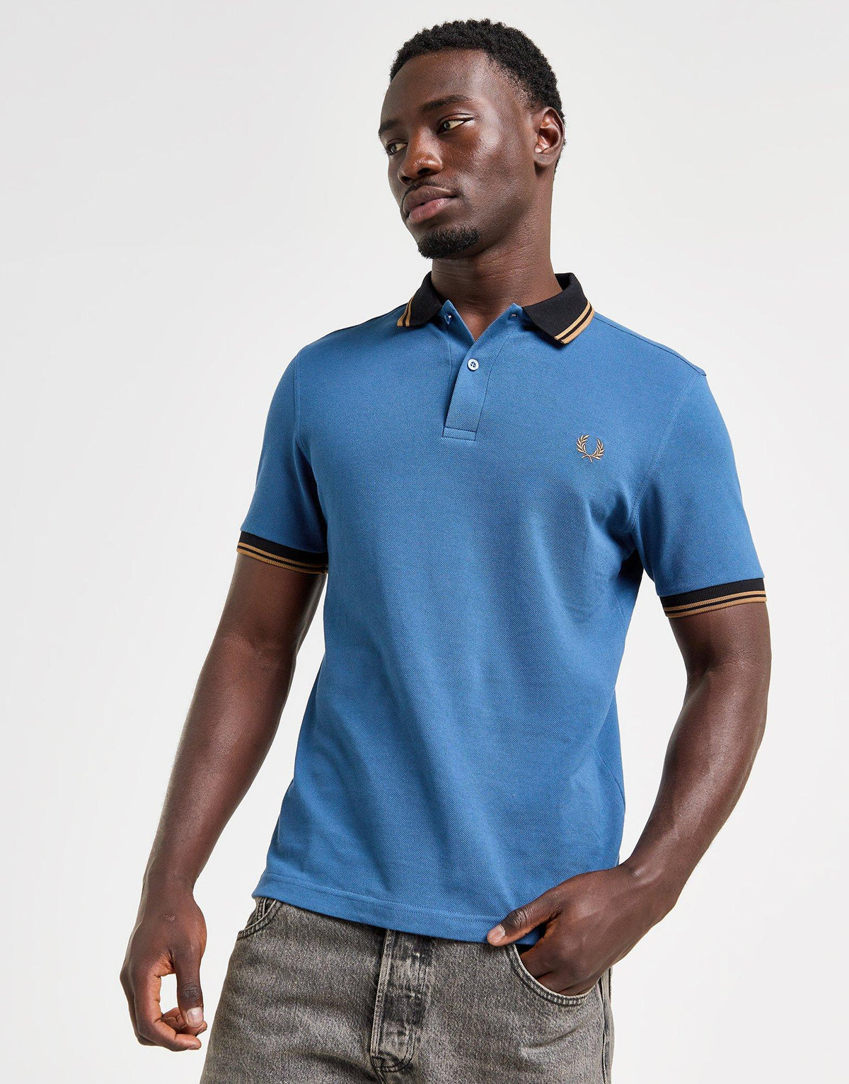 Fred Perry Polo Shirt Cowo Pria Kaos Kerah Man SM6566/143