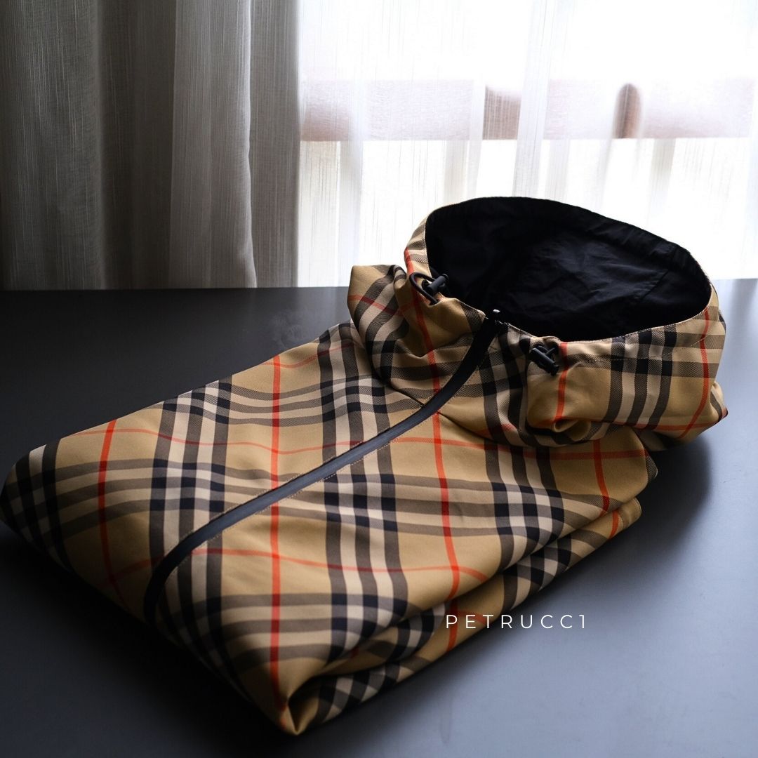 BURBERRY Reversible Check Hooded Jacket 81041021
