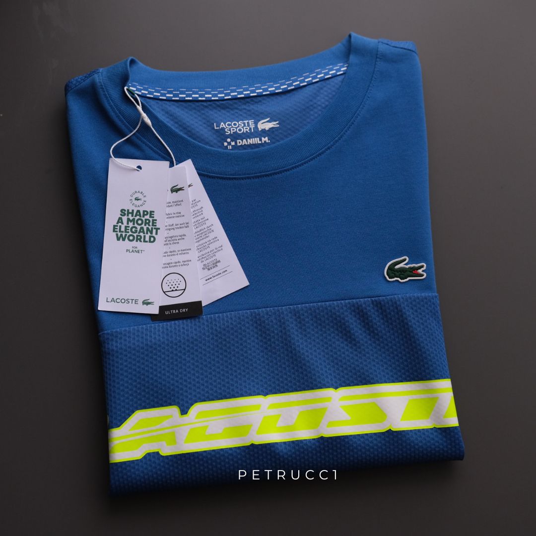 LACOSTE SPORT X DANIIL MEDVEDEV SOFT JERSEY T SHIRT TH5197