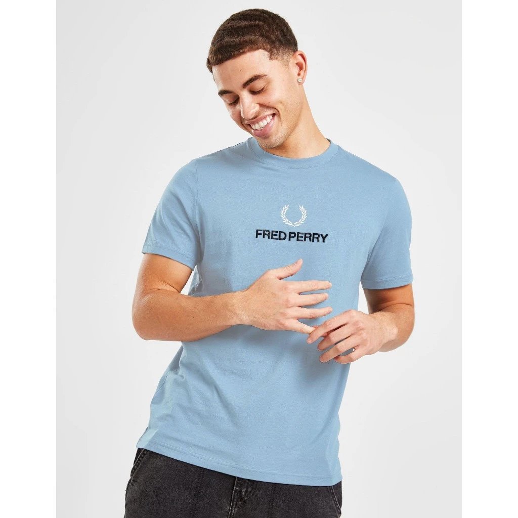 FRED PERRY T Shirt original Pria Cowo Authentic SM3095/N11