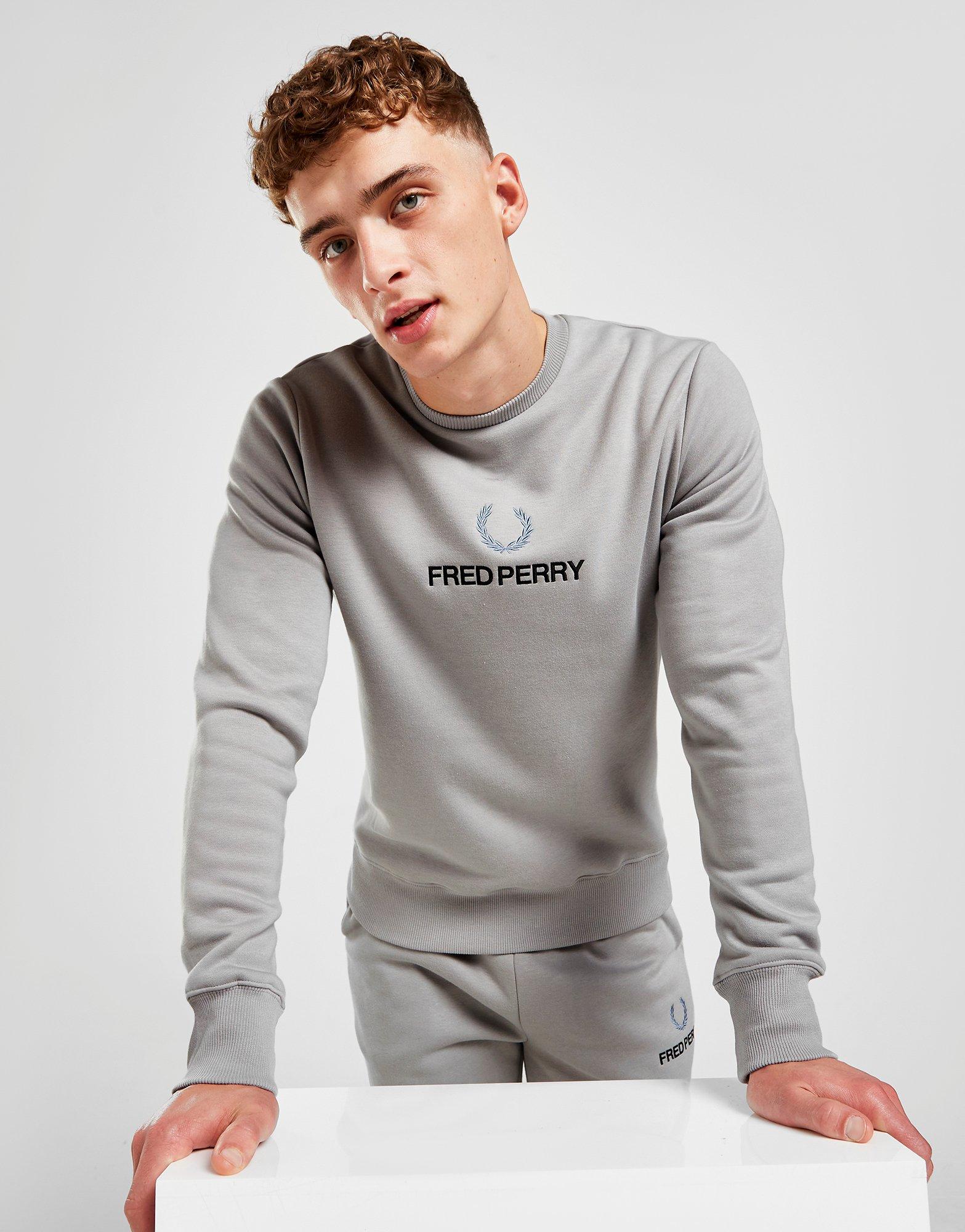 Fred Perry Embroidered Sweatshirt Sweater SM3135/R28