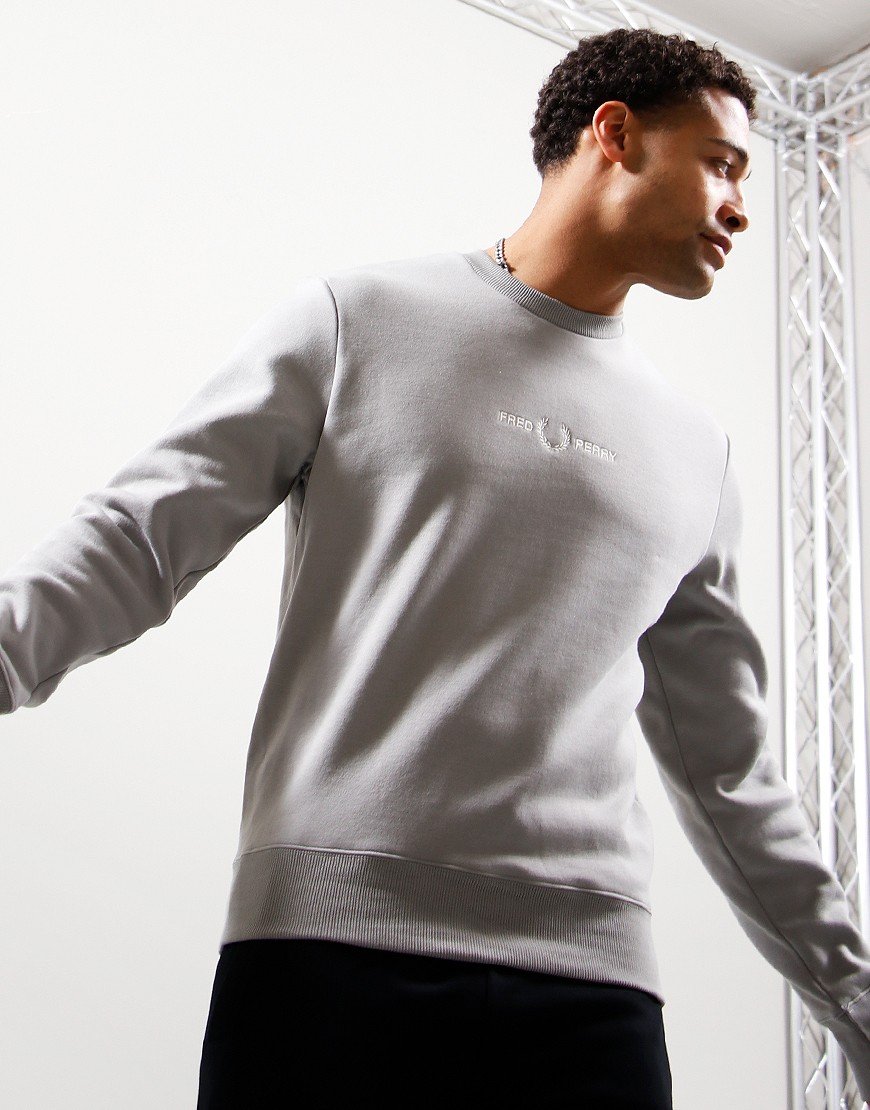 Fred Perry Embroidered Sweatshirt Sweater M4727/181