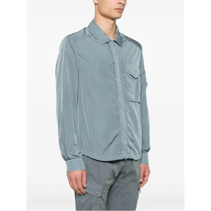CP Company Chrome R Full Zip Overshirt 18CMOS095A