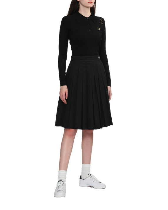 Fred Perry METALLIC RIBBED KNITTED SHIRT Women SK8121/102