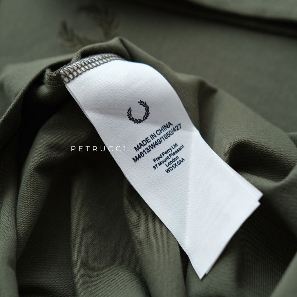 Fred Perry Contrast Tape Ringer T-Shirt Kaos M4613/W49