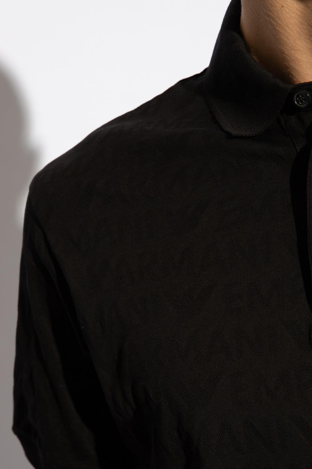EMPORIO ARMANI EA7 Jacquard Polo Collar  3D1FM8