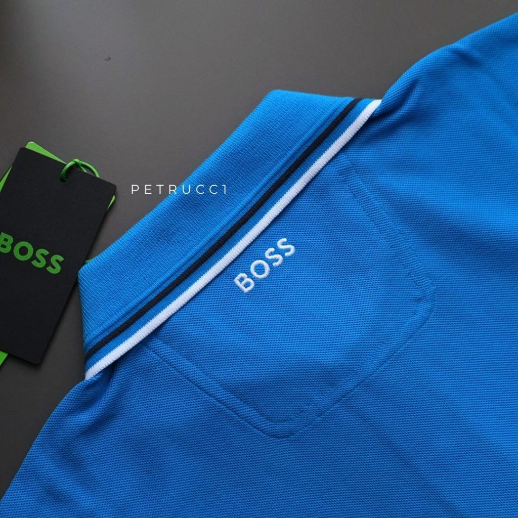BOSS Polo shirt in cotton-blend piqué with S.Café PADDY PRO 50249000