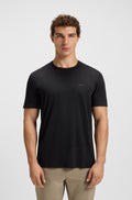 BOSS Quick-dry stretch-jersey T Shirt with decorative reflective artwork Tee Active 50525209