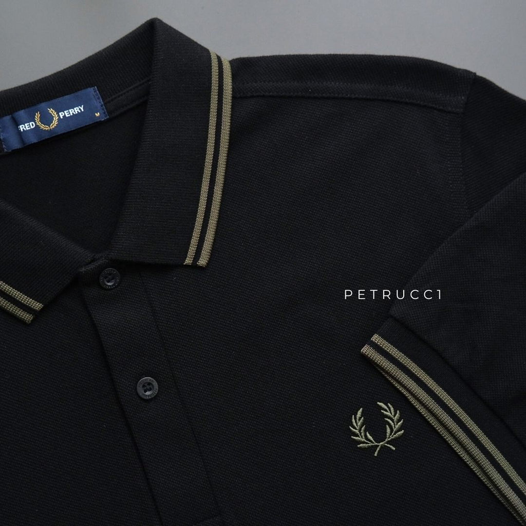 Fred Perry Kaos Polo Shirt Pique Cotton Cowo Pria Man M3600/T44