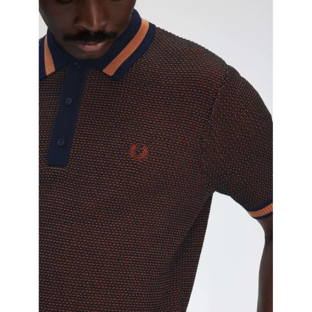 Fred Perry Polo Shirt Collar Stripes K9747/608