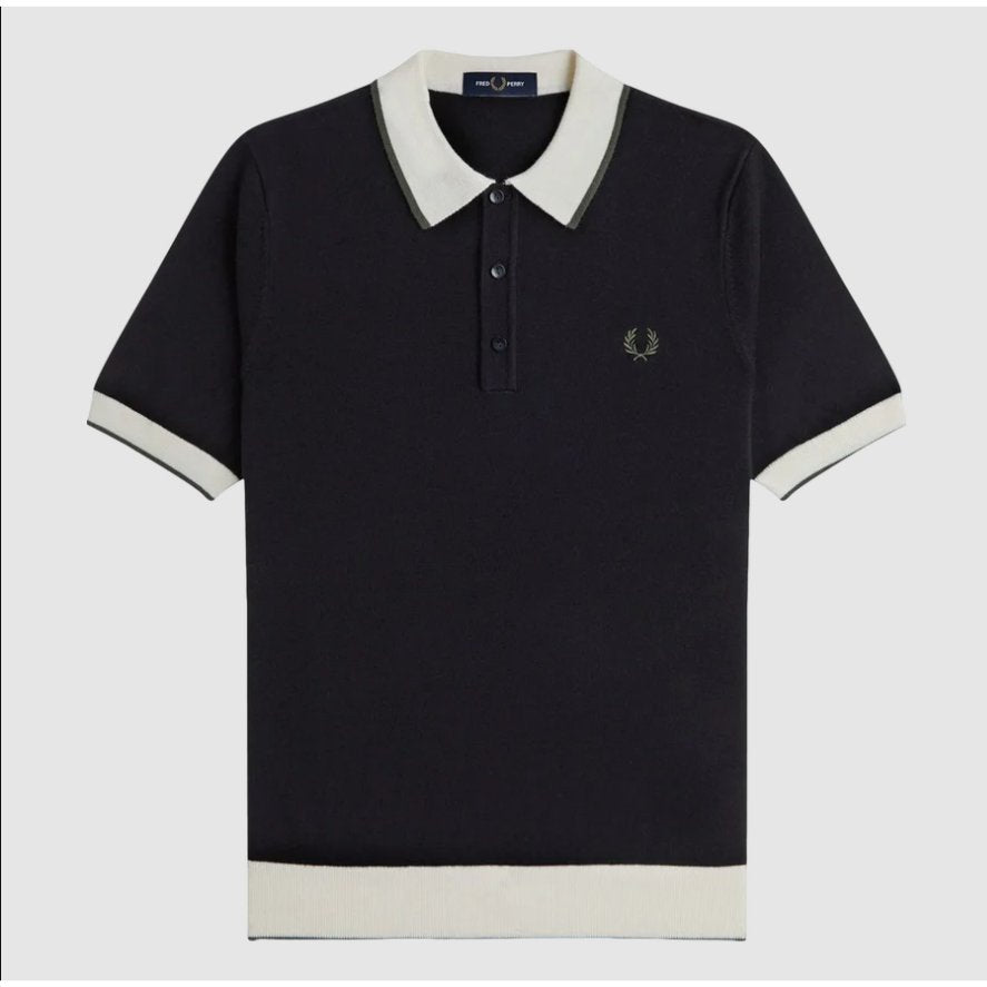 Fred Perry Polo Shirt Cowo Kaos Kerah Pria Knit K1315/102