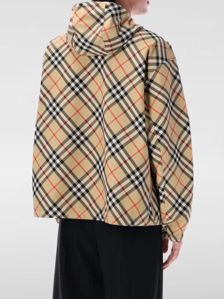 BURBERRY Reversible Check Hooded Jacket 81041021