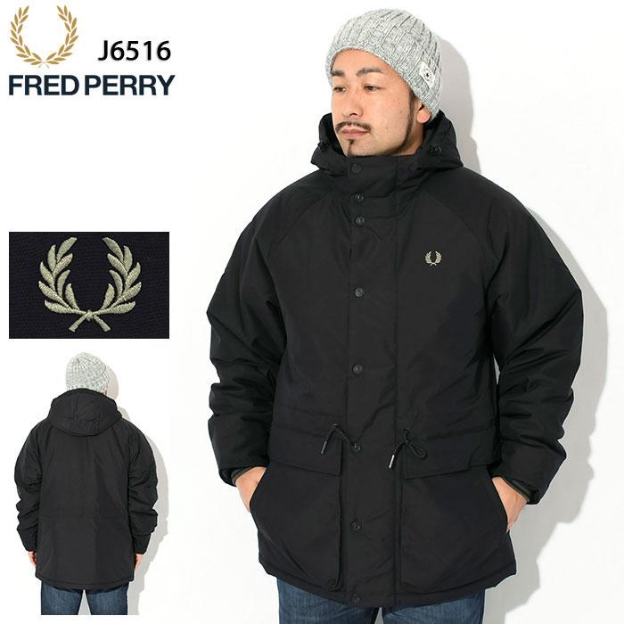 Fred Perry Padded Zip Through Parka Jacket J6516/102