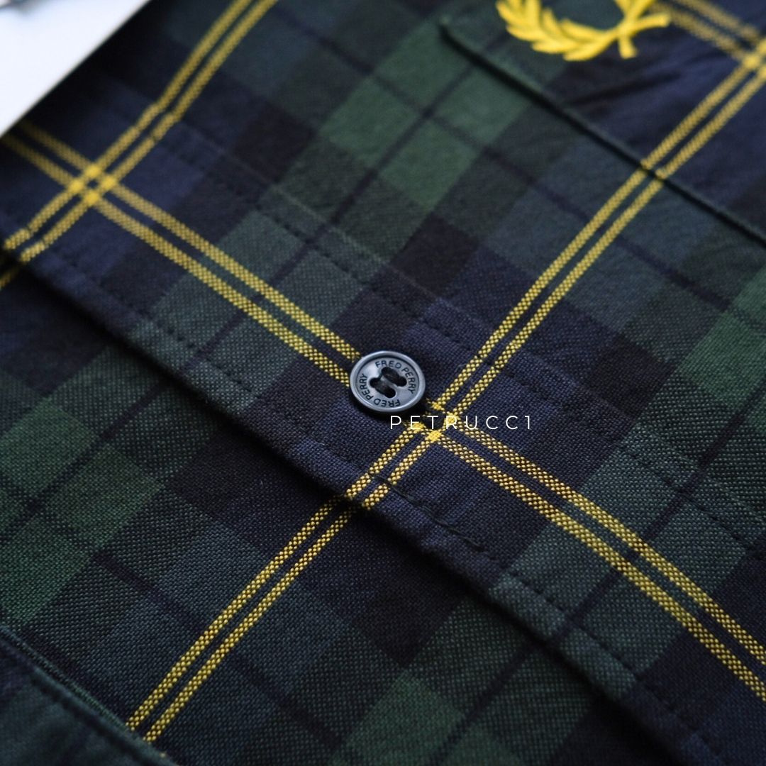 Fred Perry Oxford Tartan Shirt Long Sleeve M9621/608