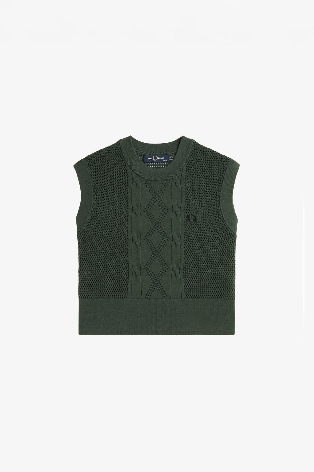 Fred Perry Textured Knitted Tank Women K9117/X89