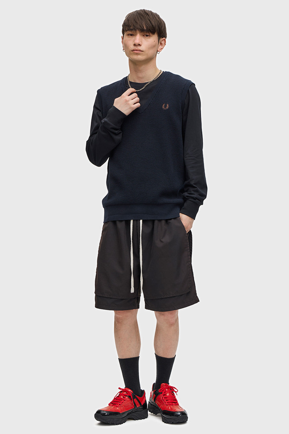 FRED PERRY VEST OUTER OUTWEAR K8556/608