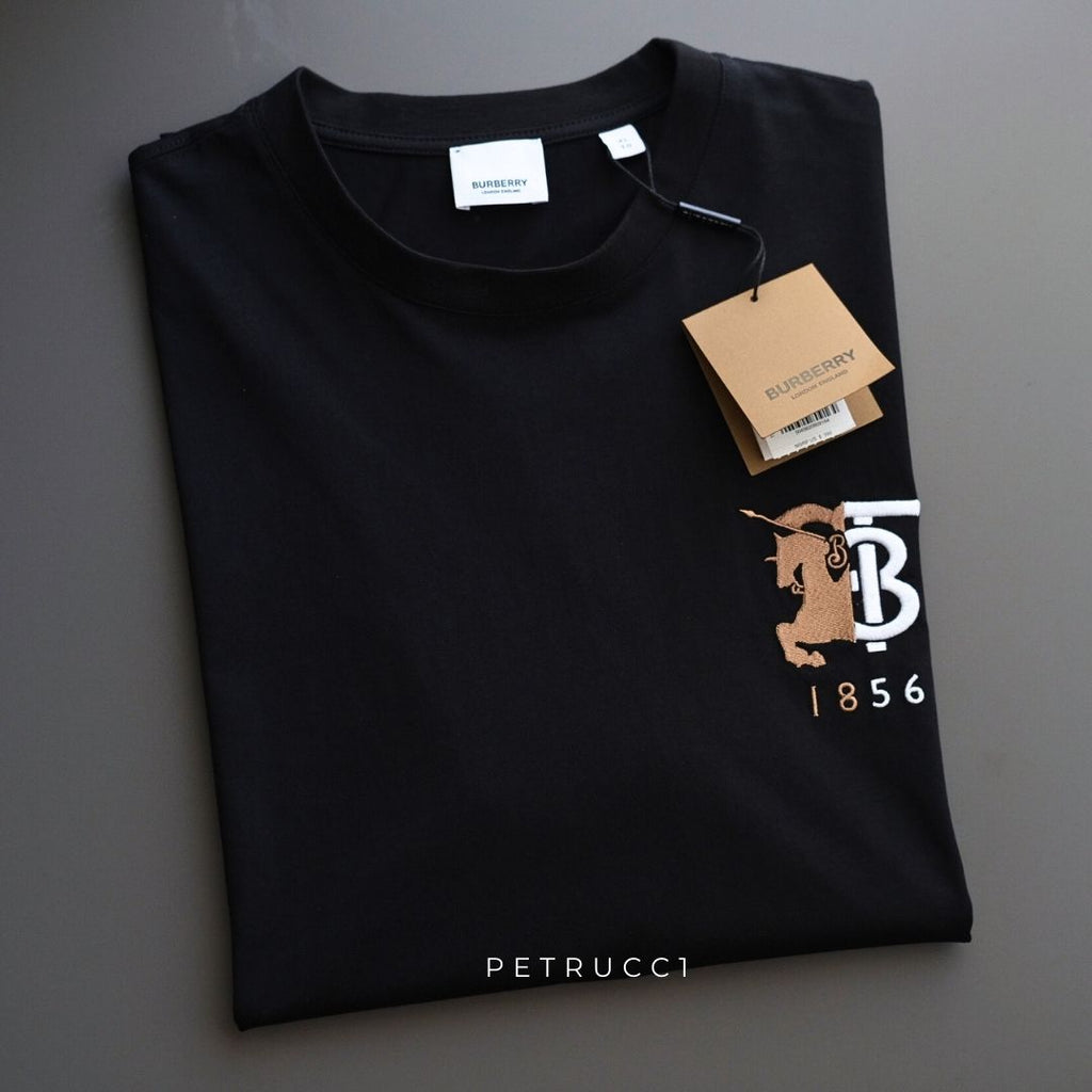 BURBERRY Hesford TB Monogram Embroidery T shirt 8023785