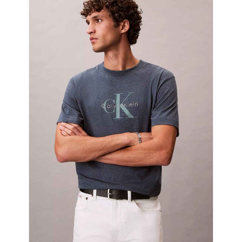 Calvin Klein T Shirt Kaos Tee Cowo Pria Cotton Katun 4RB862G