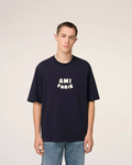 AMI Cotton Ami Paris Patch T Shirt UTS075
