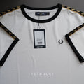 Fred Perry Womens Boxy Taped Ringer Jersey T Shirt G1100/129