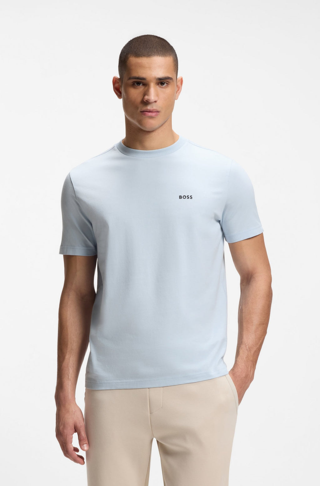 BOSS kaos tee t shirt cotton katun cowo pria 50506373/460