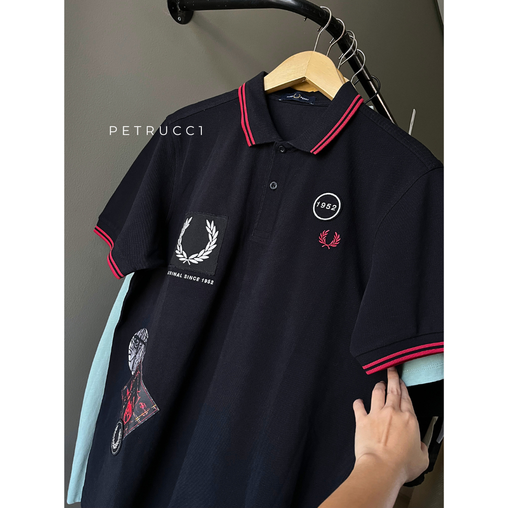 Fred Perry Graphic Applique Polo Shirt M1658/102
