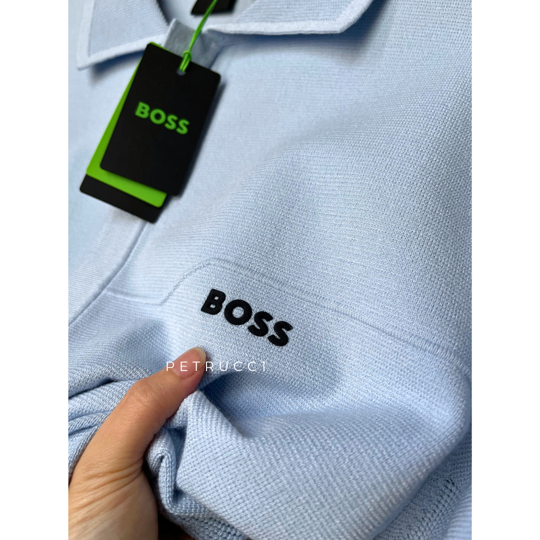 BOSS KN_Terrace ST Knitted Golf Polo Shirt 50558348