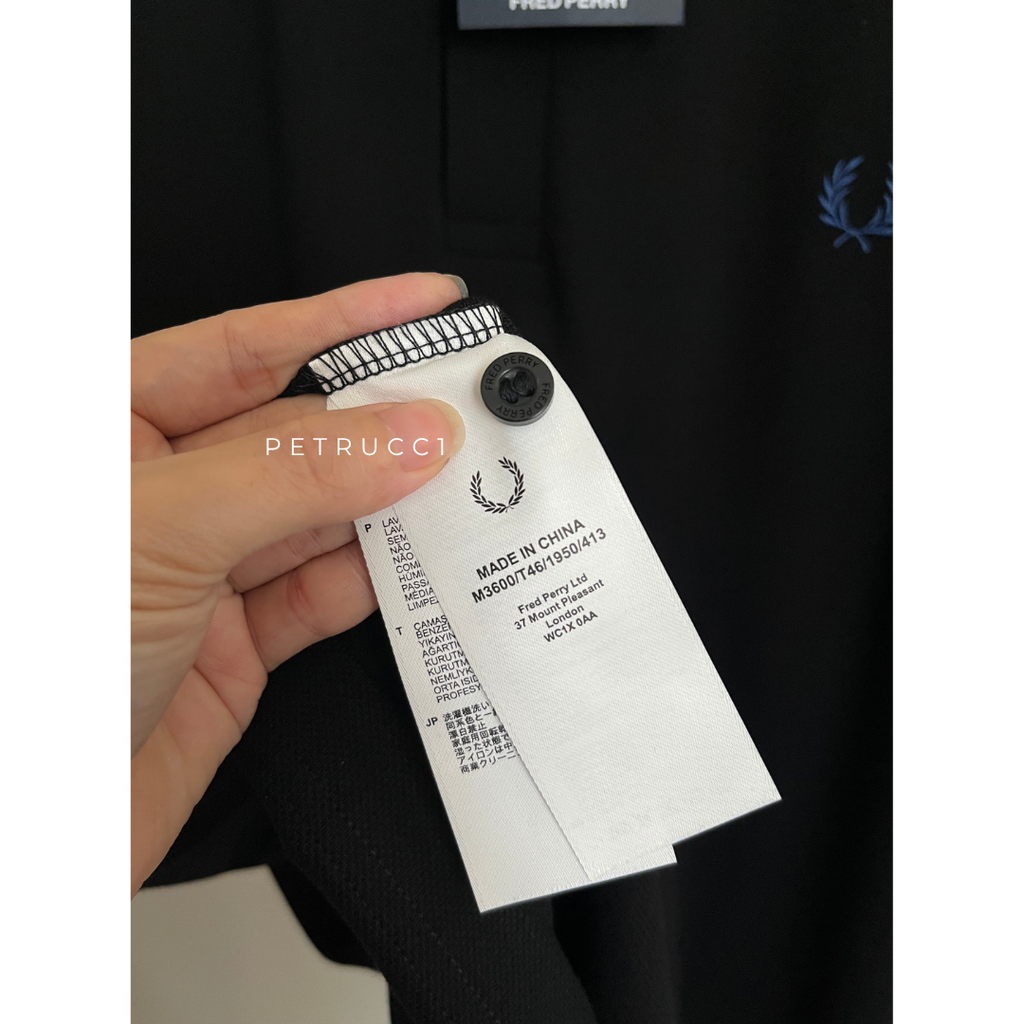 Fred Perry Polo Shirt Cowo Pria Kaos M3600/T46