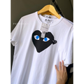 PLAY CDG COMME des GARCONS TEE T SHIRT kaos cowo pria man ORIGINAL