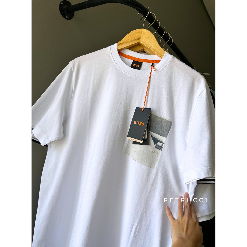 BOSS T Shirt Original Kaos Cowo Branded cowo pria