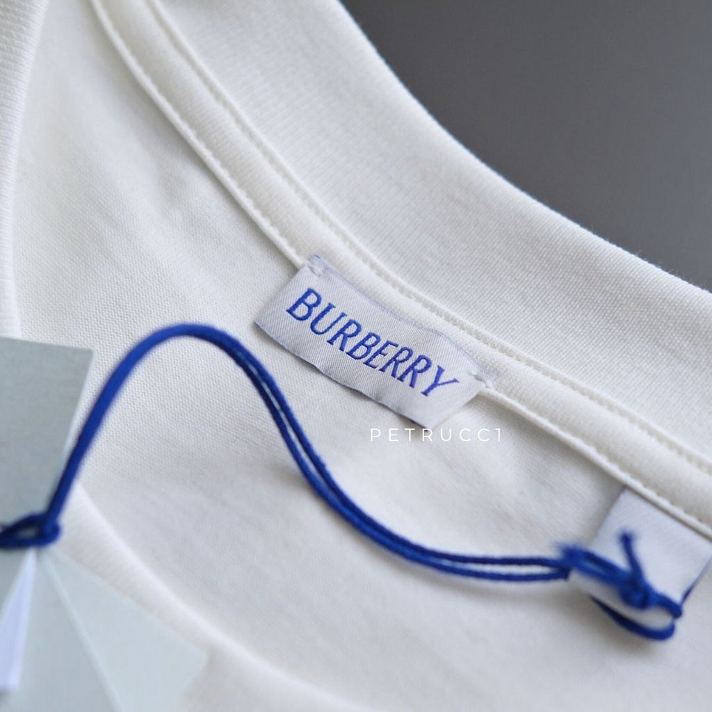 BURBERRY Check Patterned Stripe T shirt 8106246