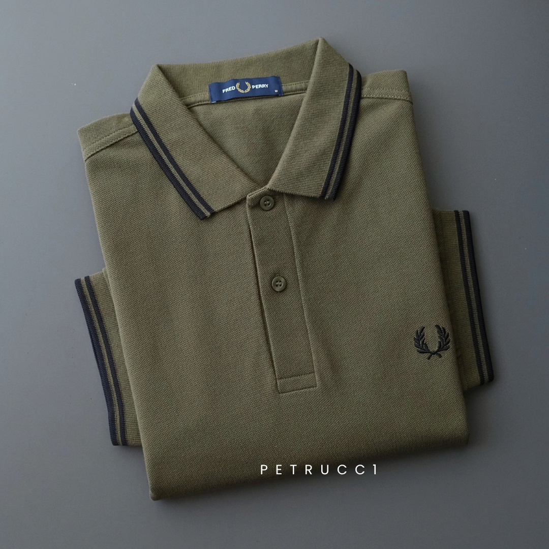 FRED PERRY kaos POLO SHIRT COWO ORIGINAL authentic M5674/Q55