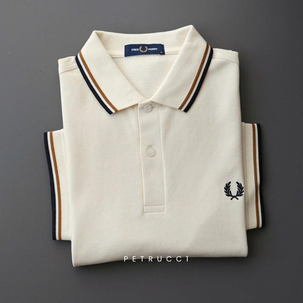 Fred Perry Polo Shirt Cowo Pria Kaos Man Men Kerah M3600/79B
