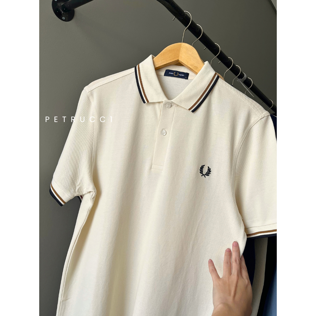 Fred Perry Polo Shirt Cowo Pria Kaos Man Men Kerah M3600/79B