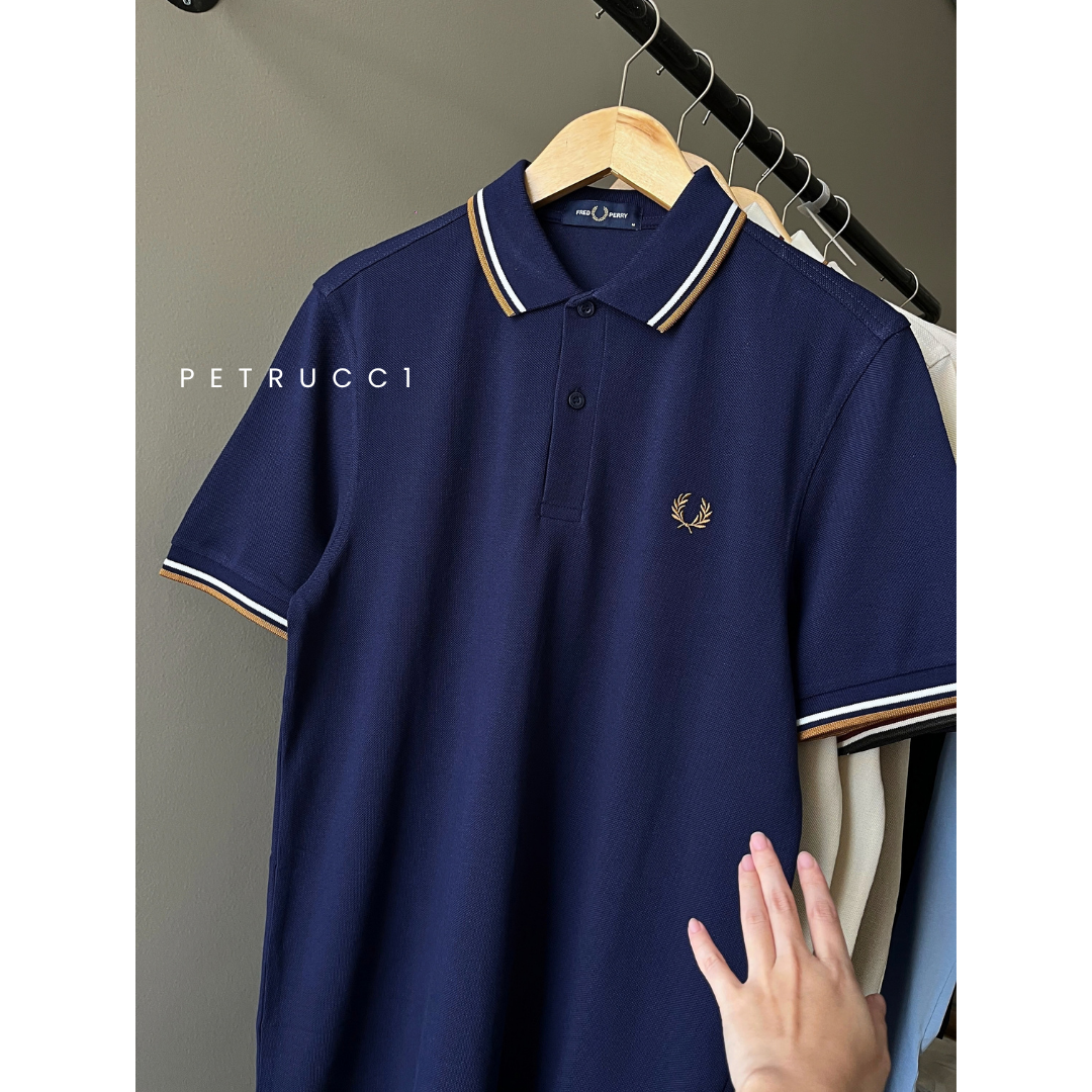 Fred Perry Original Polo Shirt Cowo Original Kaos Pria Lengan Pendek Short M3600/73C