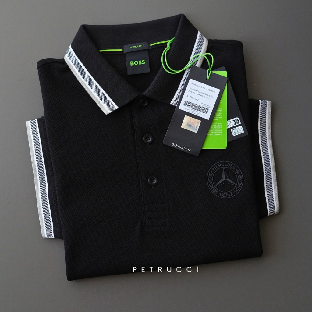 BOSS POLO Shirt Original Branded Cowo Pria Kaos Berkerah B67960342
